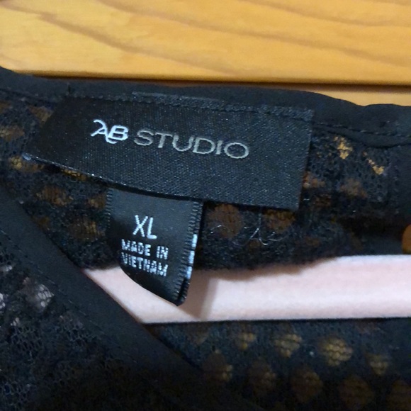 AB Studio Sheer Blouse size XL. Excellent condition! - Picture 4 of 5
